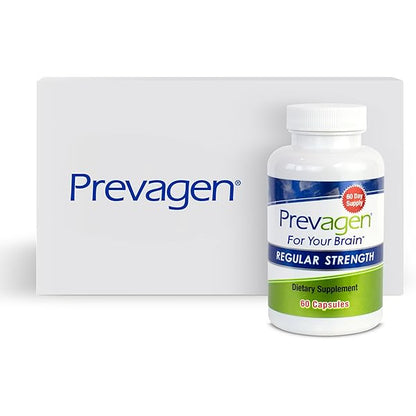 Prevagen Regular Strength – 60 Capsules | Brain & Memory Support with Vitamin D3