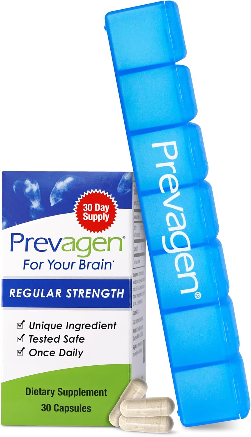 Prevagen Regular Strength – 60 Capsules | Brain & Memory Support with Vitamin D3