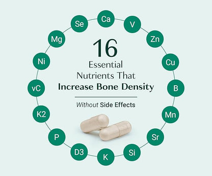AlgaeCal Organic Calcium – 120 Veggie Caps | Bone Density Support with K2, D3 & Minerals