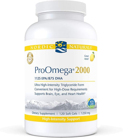 Nordic Naturals ProOmega 2000 Lemon – 60 Soft Gels
